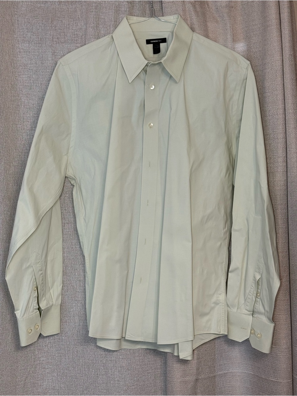 Express Men’s Pale Sage Green Dress Shirt